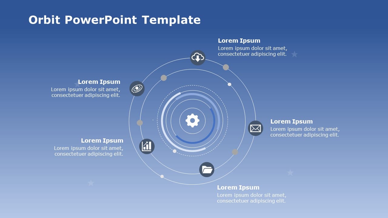 Blockchain marketing templates Orbit